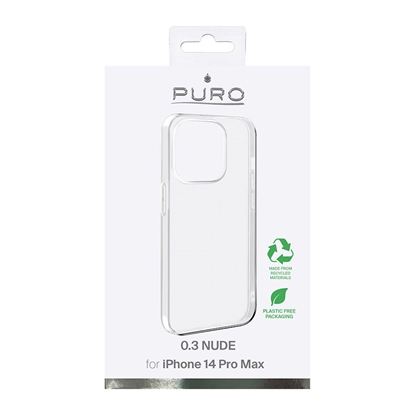 Изображение Puro Puro 0.3 Nude do iPhone 14 Pro przezroczysty