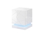 Picture of QIU bedside table 2 pcs. 46x41.5x53 cm white glossy/white glossy
