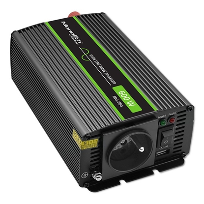 Picture of Przetwornica napięcia Monolith | 300W | 600W | 12V na 230V |     Czysty Sinus 