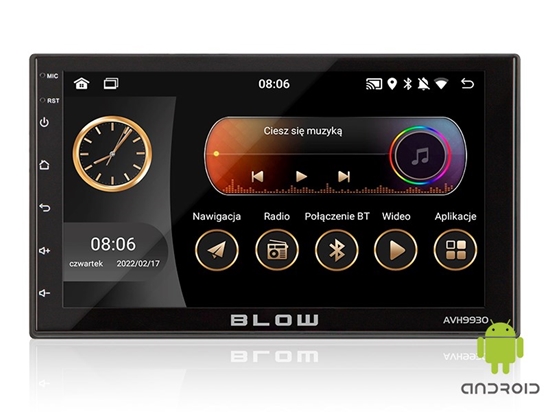 Изображение Radio BLOW AVH-9930 2DIN 7" GPS Android 11