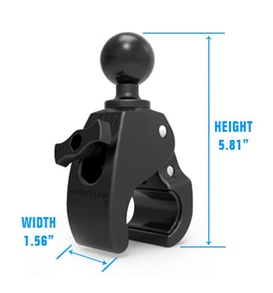 Picture of RAM Mounts Tough-Claw Medium Clamp Ball Base