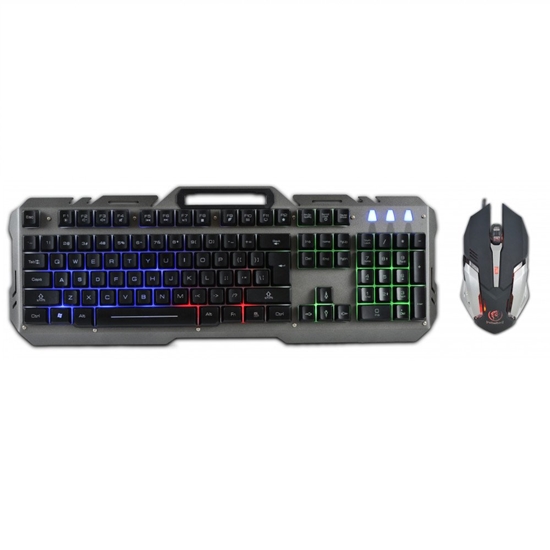 Picture of Rebeltec wired set: LED keyboard + mouse