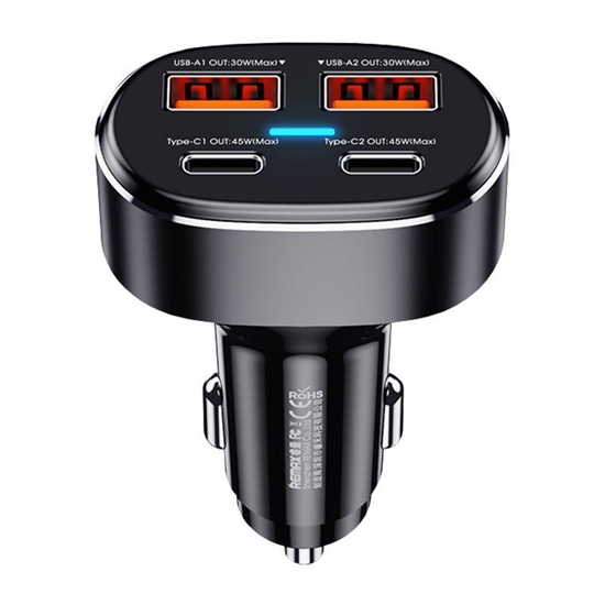 Picture of Remax RCC329 Car charger 2x USB / 2x USB-C / 75W