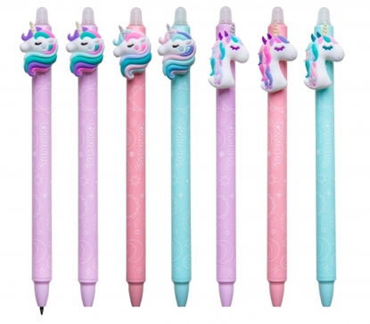 Picture of Retractable erasable pen Colorino Unicorn