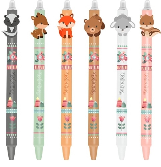 Изображение Retractable erasable pen Little Foxes