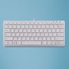 Изображение R-Go Tools Compact R-Go ergonomic keyboard, QWERTY (US), wired, white