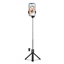 Attēls no RoGer V17 Selfie Stick Tripod with Bluetooth Remote Control