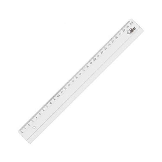 Picture of Ruler Forpus, plastic, transparent, 30cm 1225-023