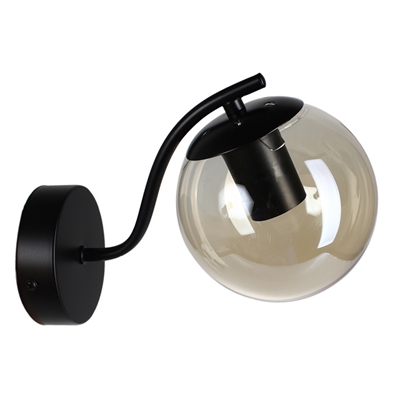 Attēls no S.l.-AMBERANA 60W E27 melna/dzintara