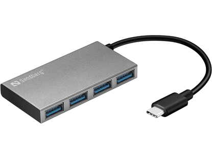 Picture of Sandberg 136-20 USB-C to 4 xUSB 3.0 Pocket Hub