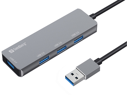 Attēls no Sandberg 333-67 USB-A Hub 1xUSB3.0+3x2.0 SAVER