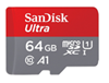 Изображение SanDisk Ultra 64GB MicroSDXC + Adapter