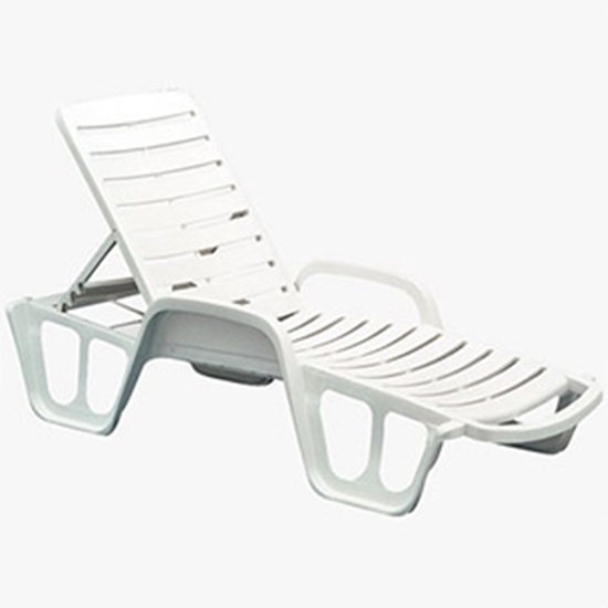 Picture of Sauļošanās gulta Lettino 71x192x100cm balta