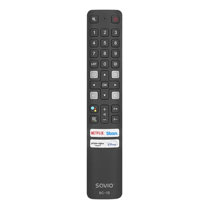 Attēls no SAVIO RC-15 universal remote control/replacement for TCL , SMART TV