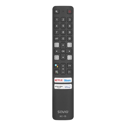 Picture of Savio RC-15 universal /replacement for TCL SMART TV remote control IR Wireless Press buttons
