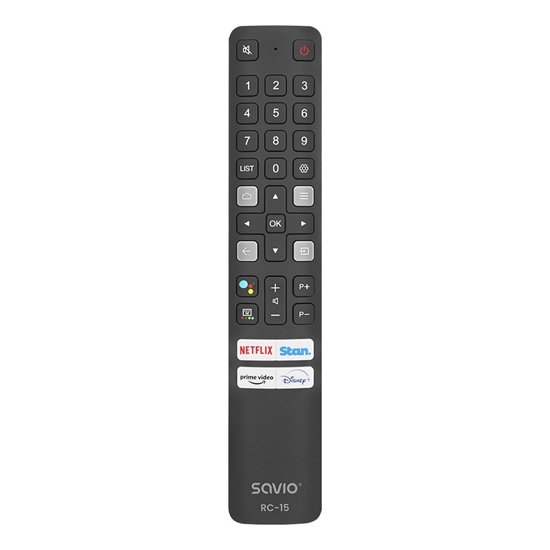 Picture of SAVIO RC-15 universal remote control/replacement for TCL , SMART TV