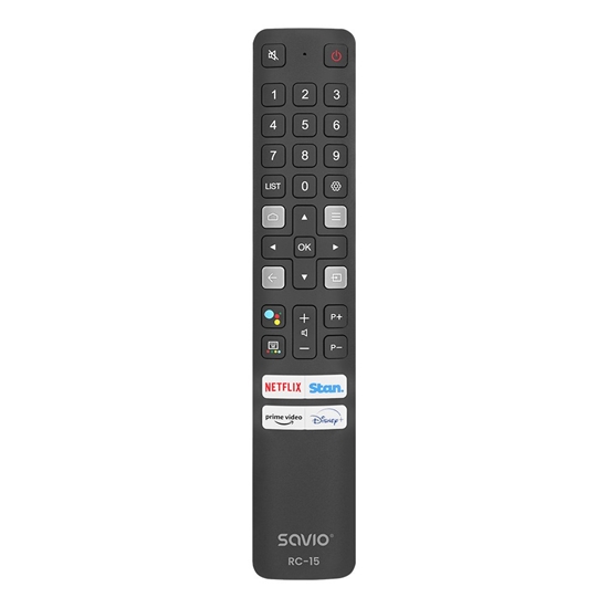 Picture of Savio RC-15 universal /replacement for TCL SMART TV remote control IR Wireless Press buttons