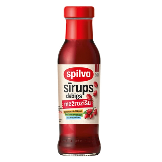 Picture of Sīrups Spilva mežrozīšu 320ml ar depoz.