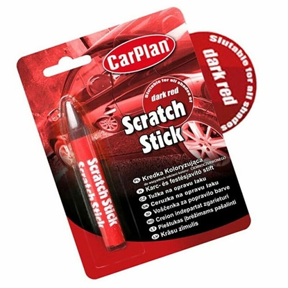 Изображение Skrāpējumu aizkrāsošanas zīmulis tumši sarkans