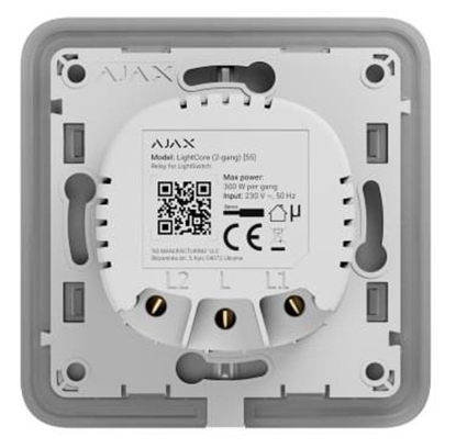 Picture of SMART HOME LIGHTCORE 1GANG/45110 AJAX
