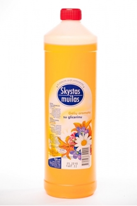 Picture of Soap, liquid, with glycerin, floral fragrance, 1l