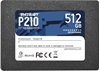 Picture of SSD|PATRIOT|P210|512GB|SATA 3.0|Write speed 430 MBytes/sec|Read speed 520 MBytes/sec|2,5"|TBW 240 TB|P210S512G25