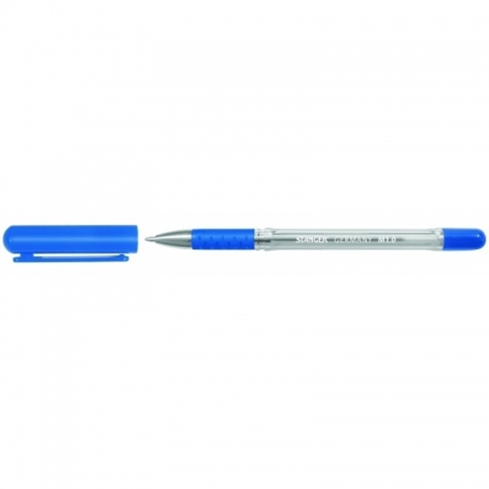 Picture of STANGER Ball Point Pens 1.0 Softgrip, blue, 1 pc.s 18000300007