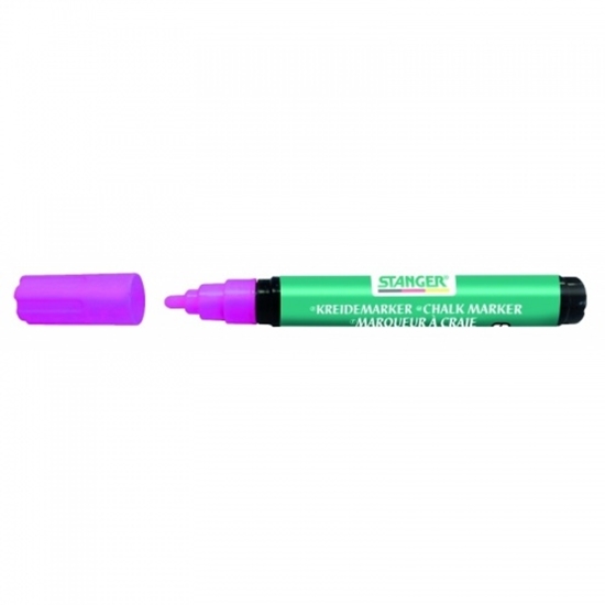 Picture of STANGER chalk MARKER, 3-5 mm, pink, 1 pcs. 620020-1