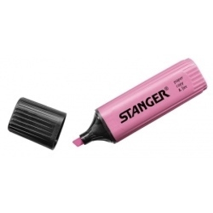 Attēls no STANGER highlighter, 1-5 mm, purple, Box 10 pcs. 180012000