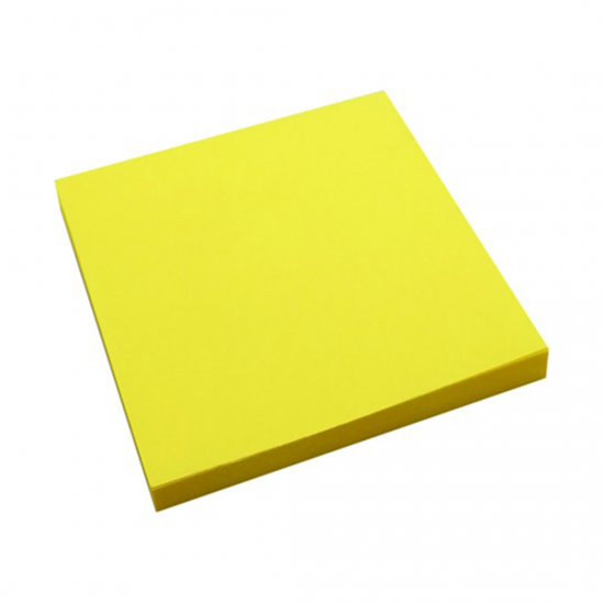 Picture of Stiky notes Forpus, Neon, 75x75mm, Yellow (1x80)
