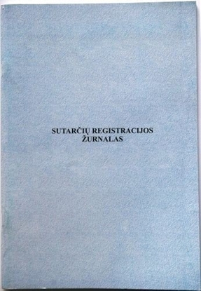 Picture of Sutarčių registravimo žurnalas, A4 (48) 0720-038