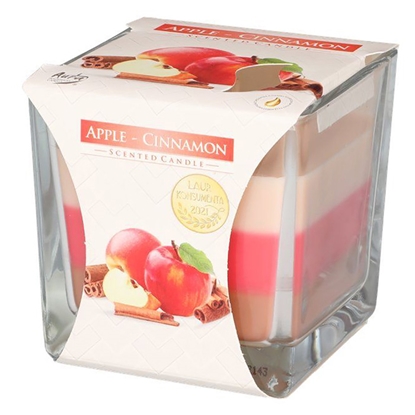 Picture of Svece arom.stikla trauc. Apple-Cinnamon 32h