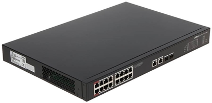 Picture of Switch|DAHUA|DH-PFS3220-16GT-240-V2|Type L2|Desktop/pedestal|2xSFP|PoE ports 16|240 Watts|DH-PFS3220-16GT-240-V2
