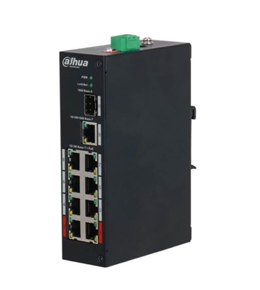 Picture of Switch|DAHUA|PFS3110-8ET-96-V2|PoE ports 8|96 Watts|DH-PFS3110-8ET-96-V2
