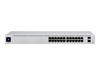 Изображение Switch|UBIQUITI|USW-24-POE|Type L2|Desktop/pedestal|Rack|24x10Base-T / 100Base-TX / 1000Base-T|2xSFP|PoE+ ports 16|95 Watts|USW-24-POE