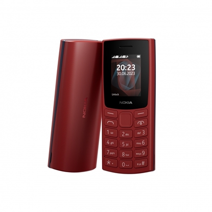 Attēls no Telefon komórkowy Nokia Telefon komórkowy 105 2023 DualSIM PL czerwony