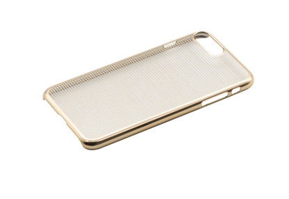 Picture of Tellur Cover Hard Case for iPhone 7 Plus Horizontal Stripes gold