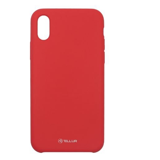Picture of Tellur Cover Liquide Silicone for iPhone XS red