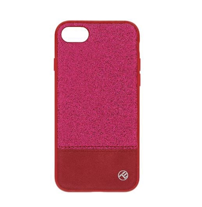 Изображение Tellur Cover Synthetic Leather Glitter II for iPhone 8 pink