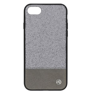 Изображение Tellur Cover Synthetic Leather Glitter II for iPhone 8 silver