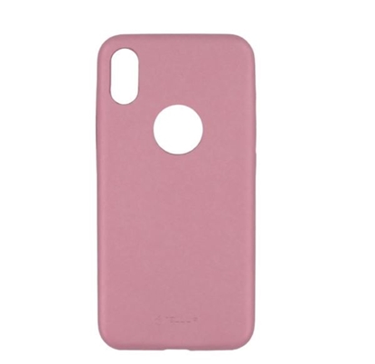 Изображение Tellur Cover Slim Synthetic Leather for iPhone X/XS pink