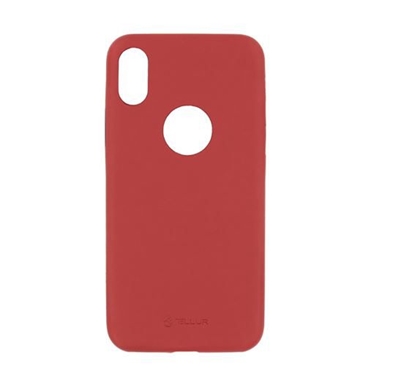 Изображение Tellur Cover Slim Synthetic Leather for iPhone X/XS red