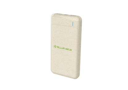 Picture of Tellur PD103 Green Power Bank 10000mAh, 2xQC3.0 + PD 18W cream
