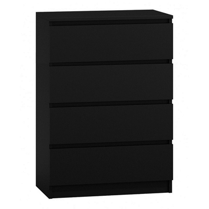 Picture of Topeshop M4 CZERŃ chest of drawers