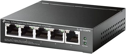 Picture of TP-Link 5-Port Gigabit Easy Smart Switch with 4-Port PoE+