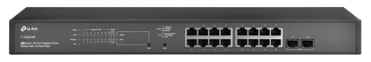 Picture of TP-Link JetStream 18-Port Gigabit Smart Switch with 16-Port PoE+