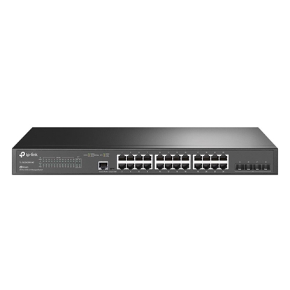 Attēls no TP-Link TL-SG3428X-M2 network switch Managed L2+ 2.5G Ethernet (100/1000/2500) 1U Black
