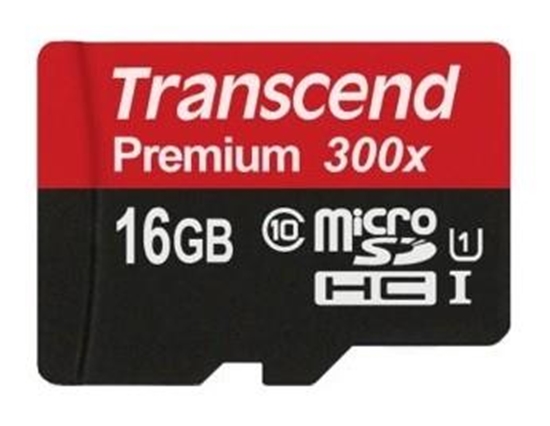 Picture of Transcend microSDHC         16GB Class 10 UHS-I 400X