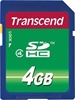 Picture of Transcend SDHC               4GB Class 4
