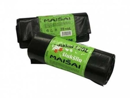Изображение Trash Bags Plasta, 20l/20pcs., 20mikr., black